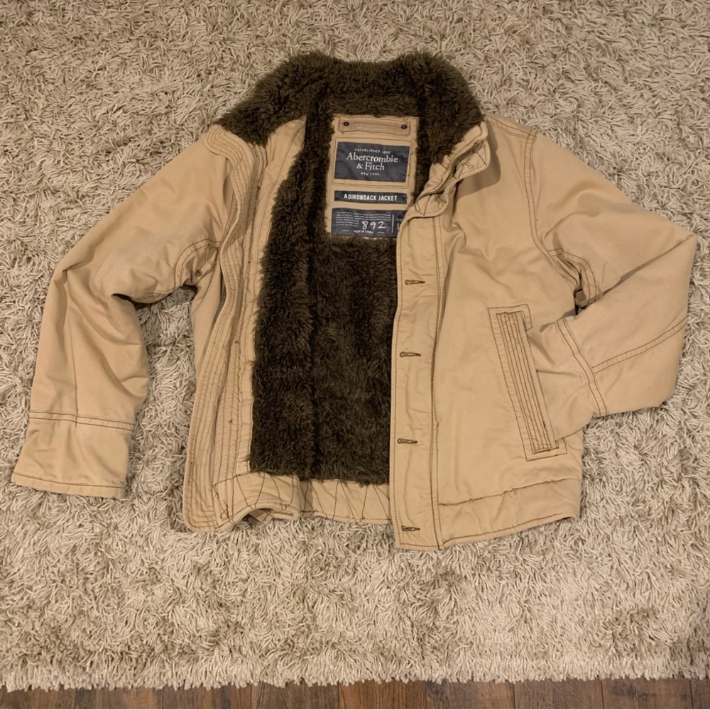 Abercrombie & Fitch Men's Tan Adirondack Jacket
